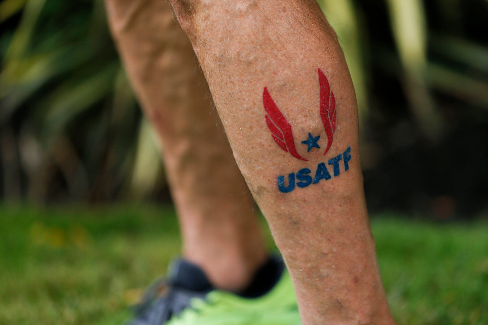Frank Gioia runs despite major hip replacement